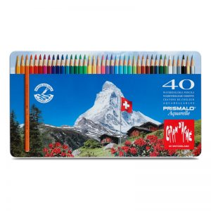 סט עפרונות אקוורל 40 קרנדש -Carandache Prismalo
