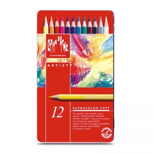 סט עפרונות אקוורל ארטיסט 12 קרנדש - Carandache Supracolor