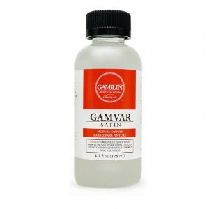 לכה -  Gamblin gamvar varnish Satin