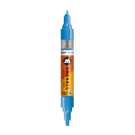 מרקר אקרילי דו ראשי - MOLOTOW  ONE4ALL™ ACRYLIC TWIN 1,5 - 4 MM - shock-blue-mid