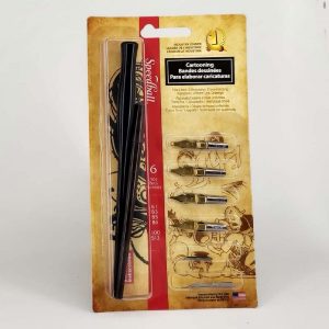 סט 6 ציפורנים + ידית לקריקטורות - Speedball Cartooning Set