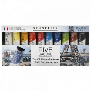 צבע שמן ריווה גאושה סנלייה  Oil colour set Sennelier Rive Gauche