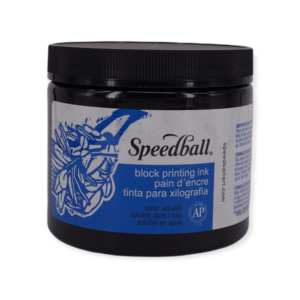 צבע שחור להדפס 473מל  - Speedball